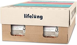 Marchio Amazon - Lifelong Dog Food - Paté misti, Confezione da 20 x 300g