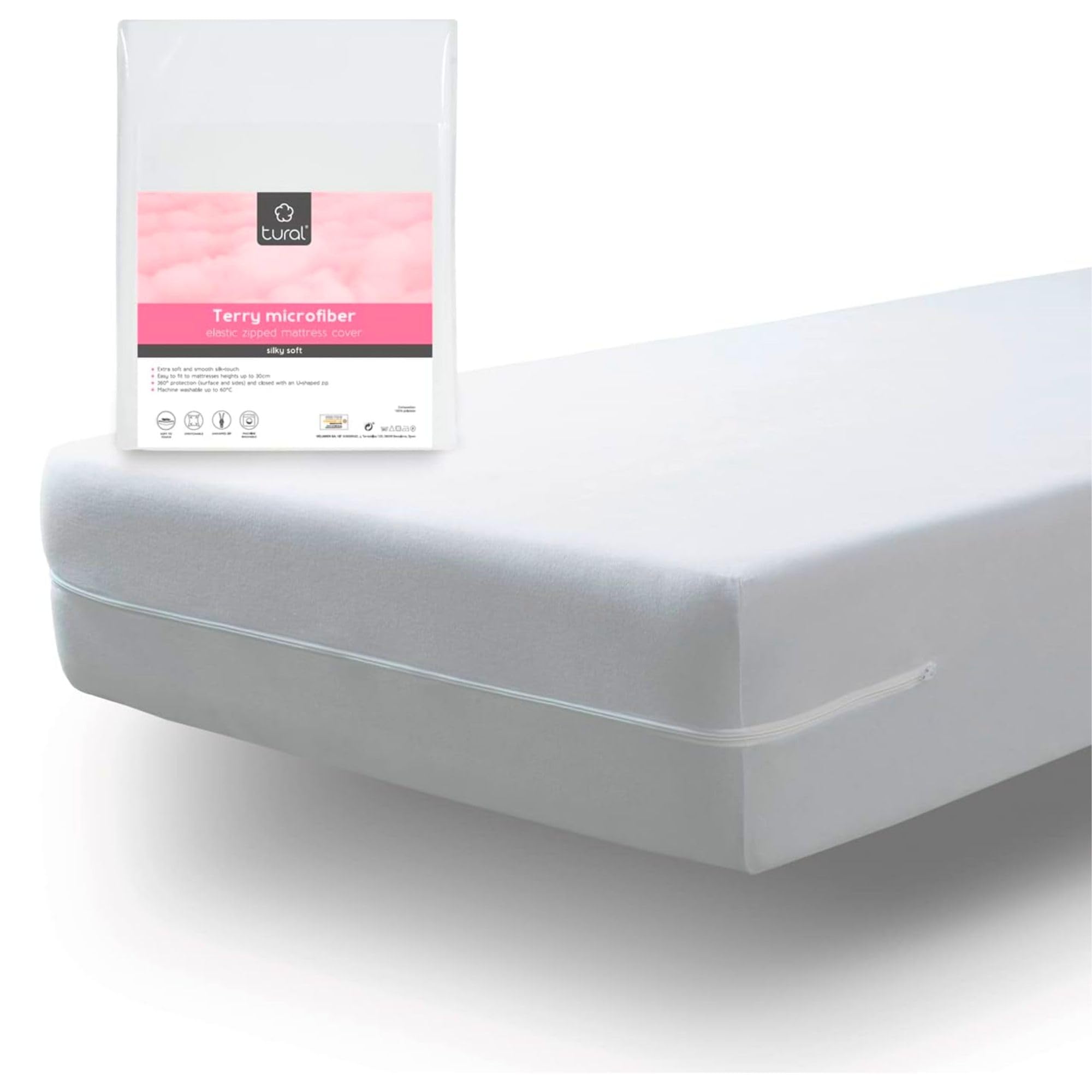 Savel - Rénove Matelas Élastique, Éponge Bouclette 100% Coton - Bleu Savel - Rénove Matelas Élastique, Éponge Bouclette 100% Coton - Bleu