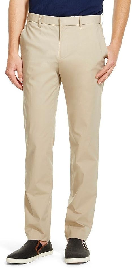 Mid Rise Slim Fit Chino Pants Khaki 