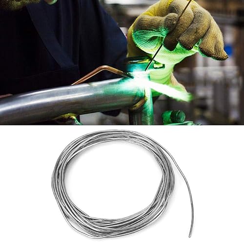 Miniatura 3 de Varillas de soldadura de cobre y aluminio con núcleo de fundente de alambre de baja temperatura para radiadores, motores, electrodomésticos (6.6 ft)