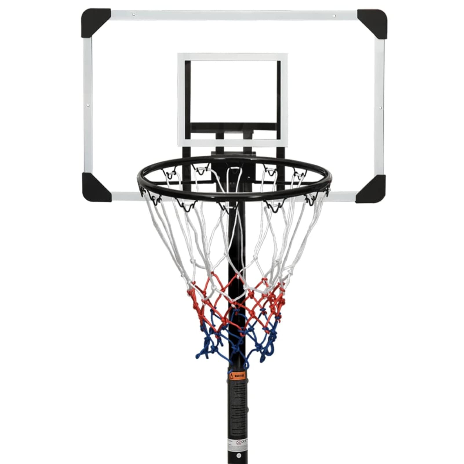Canasta de Baloncesto, Chusui Canastas De Vainas, Aro Baloncesto, Canasta Exterior, Canasta Pared, policarbonato Transparente 216-250 cm