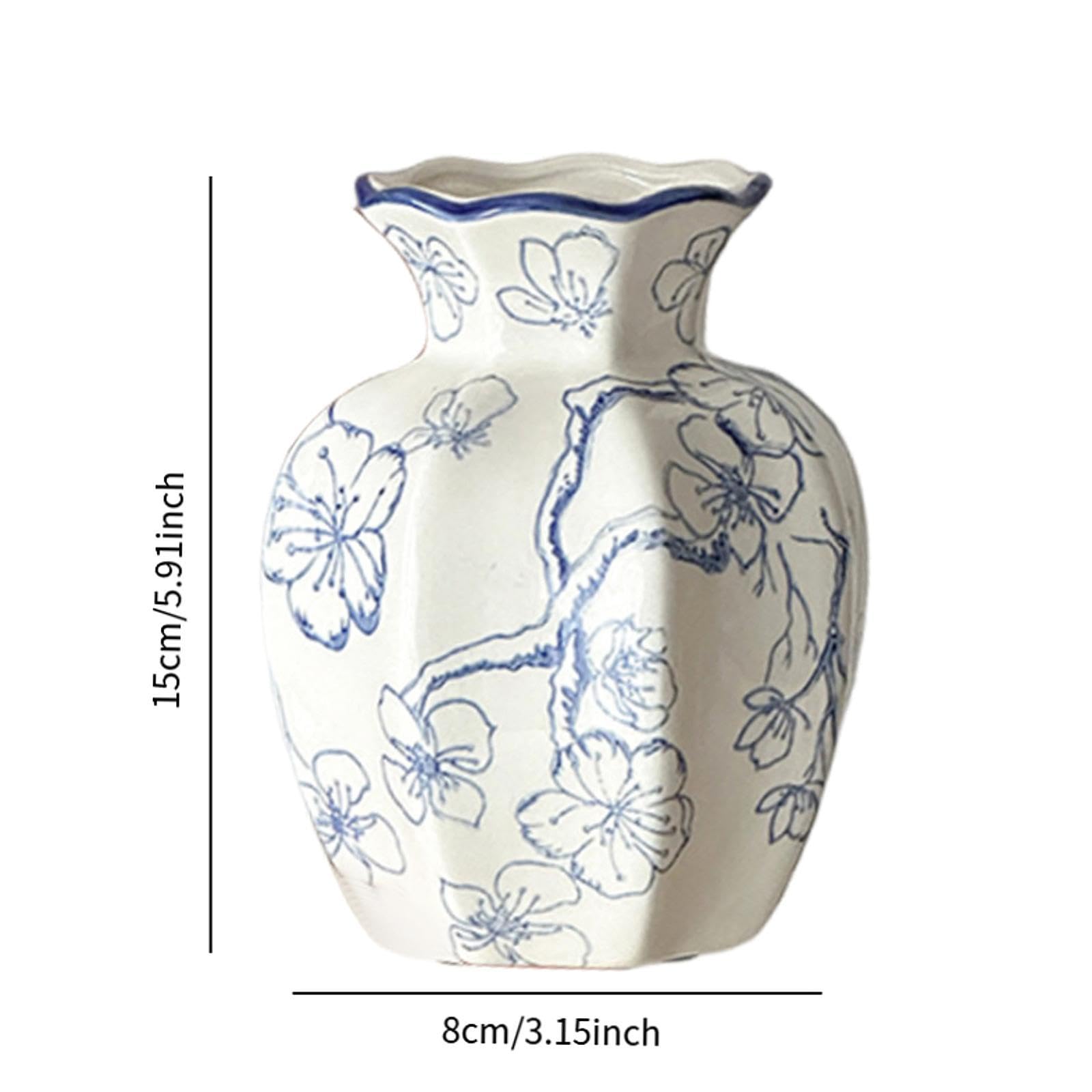 青白磁の装飾花瓶 Amazon.co.jp: Fonowx 青白磁の陶器花瓶、植木鉢、装飾用、オフィスや