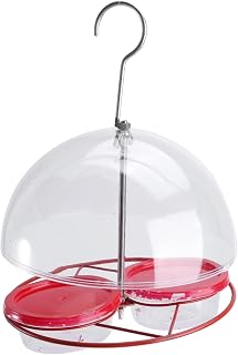 CIYODO 1 PC Alimentador De Pássaro De Metal Pombo Papagaio Alimentador De Pássaro Selvagem Bebedouro De Pássaro Pendurado Alimentador De Comida De Pássaro Recipiente De Brilho Labial