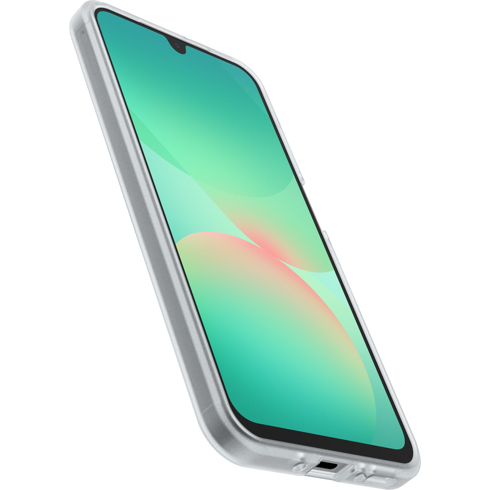 OtterBox Cover per Samsung Galaxy A26 5G, Sleek Case Series, Resistente a Shock e Cadute Fino, Cover Ultrasottile, Testata a Norme Mil-Std 810G, Trasparente, Senza Retail Package