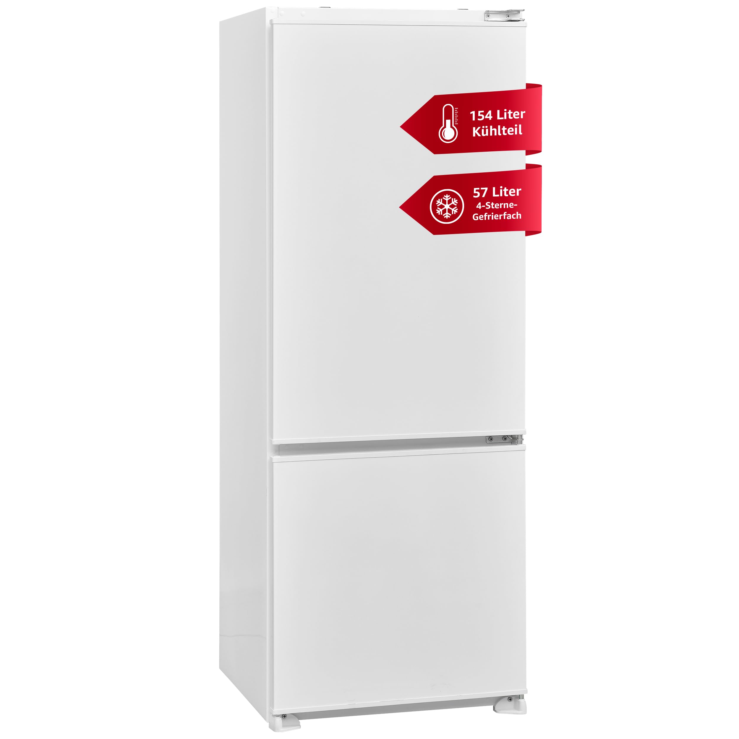 TELEFUNKEN Einbau-Kühl-Gefrierkombination 144cm 211 Liter Less Frost C-EKG-144-ST-E