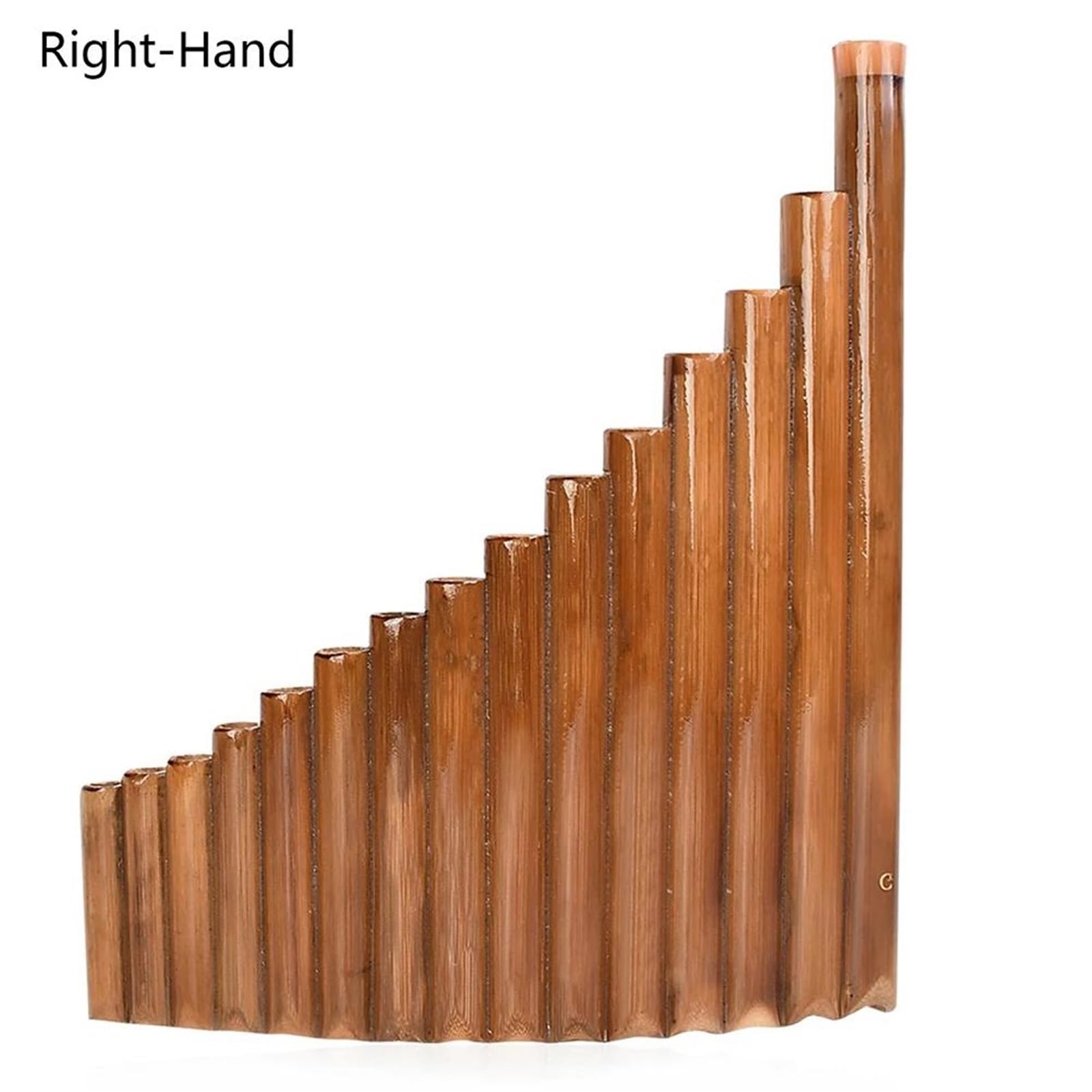 Pan Flute Instrument Handmade Pan Flute 15 Pipes Natural Bamboo Wind Instrument Panpipe G Key Flute With Bar Accessories Kits