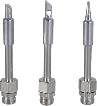 3Pcs 510.0 Interfaces Soldering Iron Tips Welding Tips USB Soldering Tip Set Welding Head Soldering Tool Branding Iron