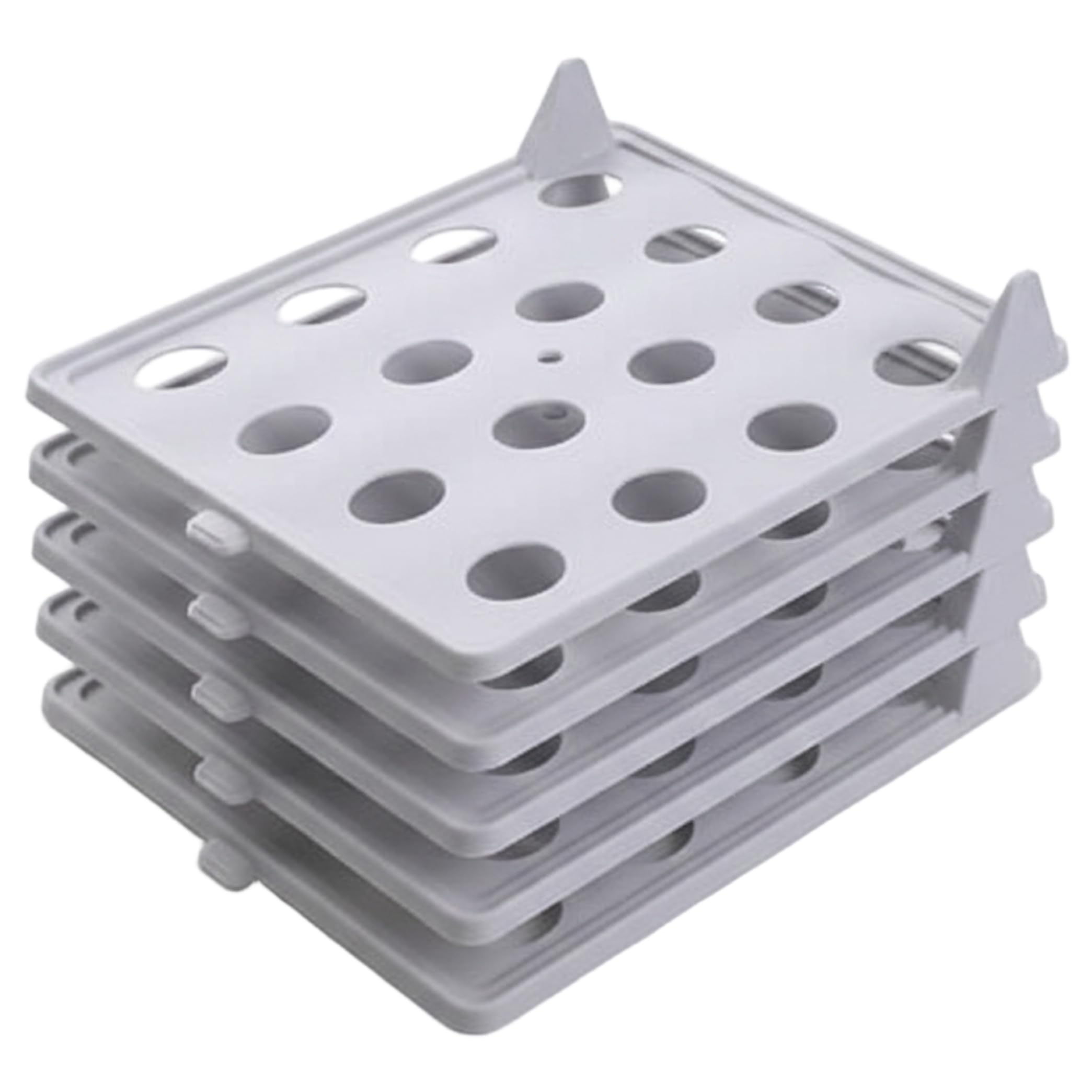 Xoeryoy 5pcs Shirt Folder, Stackable Shirt Organizer, Folder – Gray Plastic Clothing Folding Board For T-shirts, Shirts, Pants And Sweaters