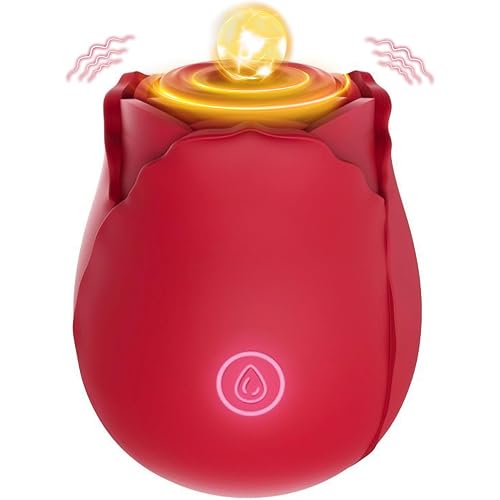 Upgrade Rose Adult Tool for Women,Rose Vibratoar 2026 The Rose for Women Viboators Massage Clitioral Sucker Vibrates Automatic Electric Machine Games Adult Toys for Couples ED-15