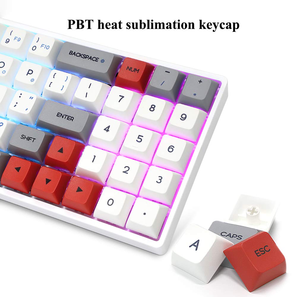 Amazon.com: YUNZII SK71 71 Keys Hot Swappable Wired Mechanical