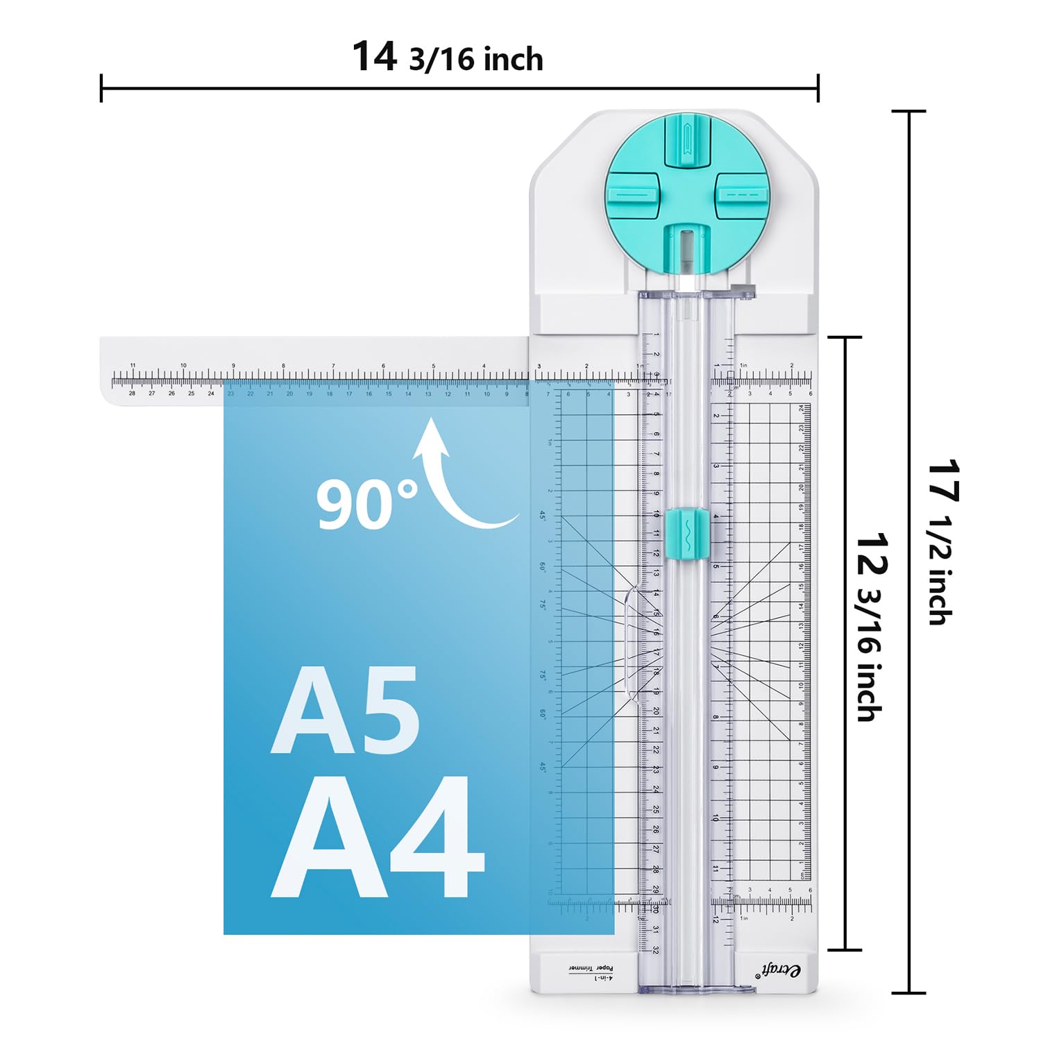 4-in-1 Papierschneider - Für Gerade, Gewellte, Perforierte Und Rilllinien