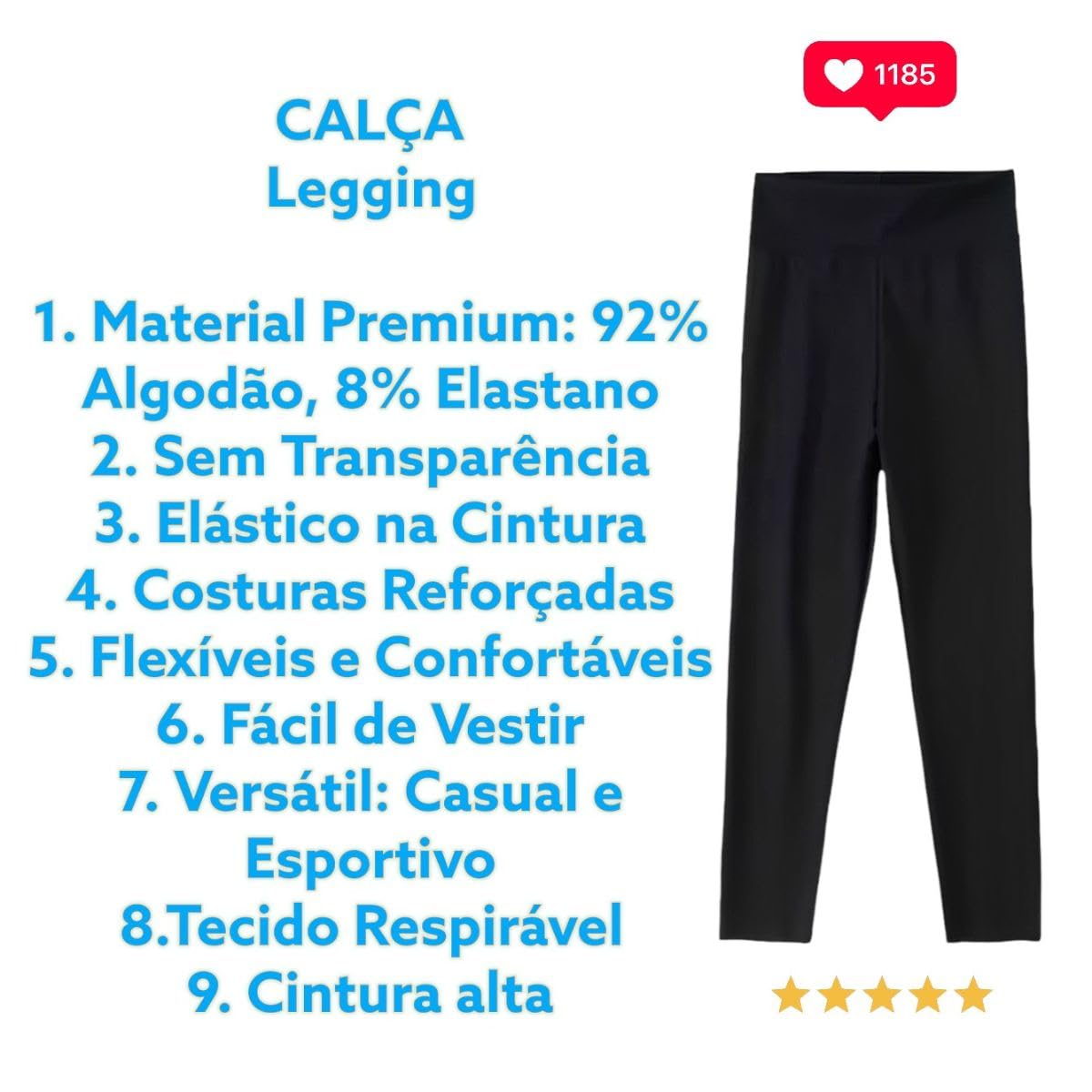 Kit 3 Calças Legging Infantil Para Menina em promoção! Veja a oferta e mais achadinhos de Meninas 2 Hoje é o melhor dia para comprar Kit 3 Calças Legging Infantil Para Menina com aquele preço maroto! Promoção! Aproveite a oferta! 2