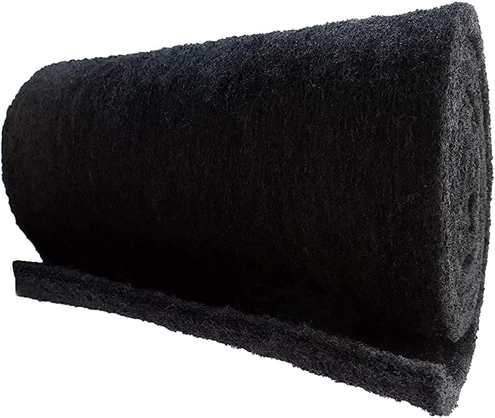 CFS  Pack of 2, Cut to Fit Carbon Infused Filter Pad Media for Clean & Clear Fish Tank and Ponds  Fresh & Filtered Water for Aquariums  Charcoal Filter Pads  Black  10.5" x 72"
