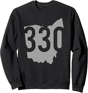 330 Area Code, Akron, Canton, Youngstown, Ohio Sweatshirt
