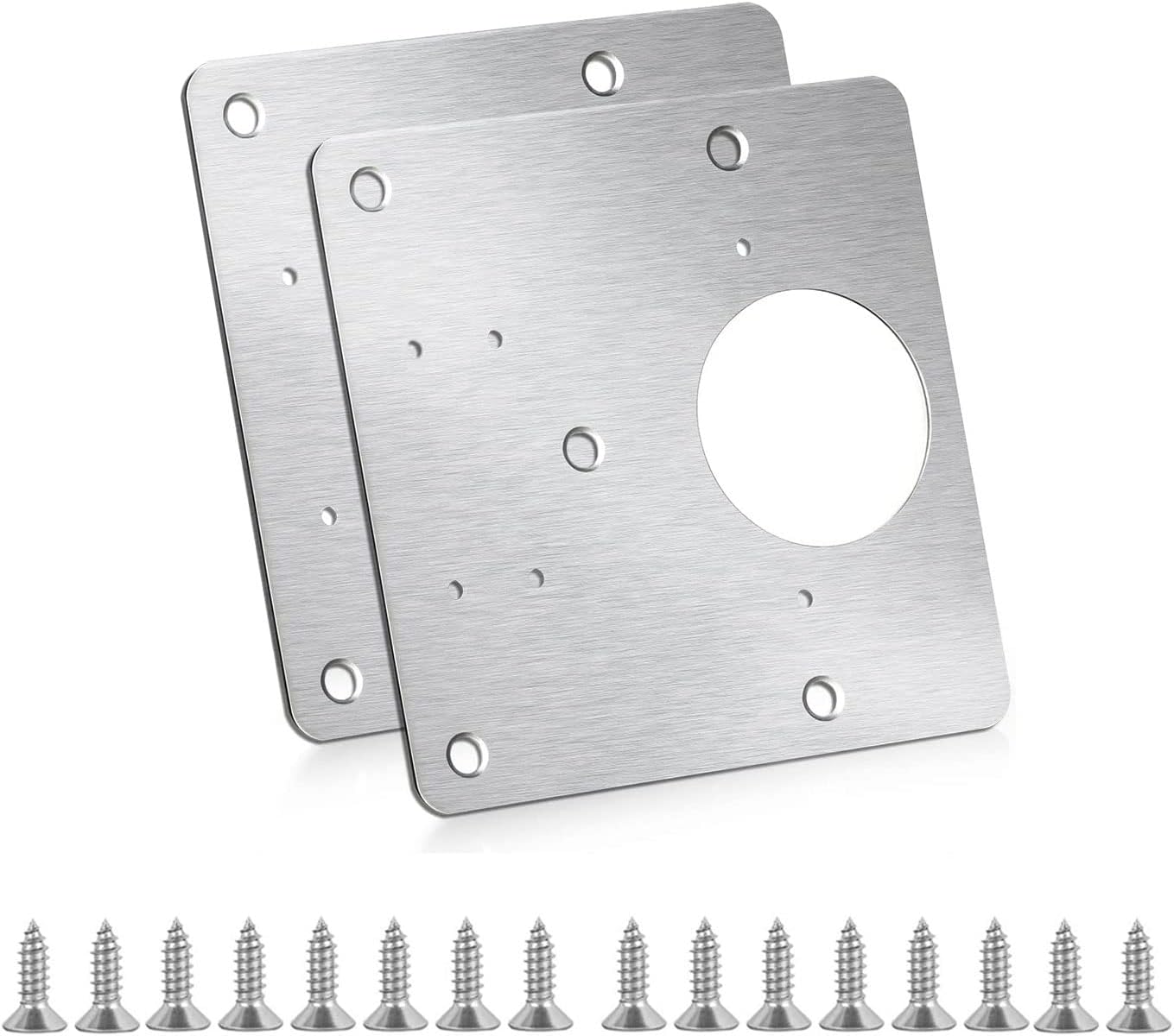 12Pack Hinge Repair Kit Hinge Repair Plate Stainless Steel Door Hinge Repair Kit