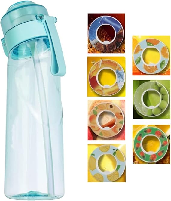 Rigwarl Airs Up Bottle Starter Set, 650ml Airs Up Bottle with 7 Airs Up