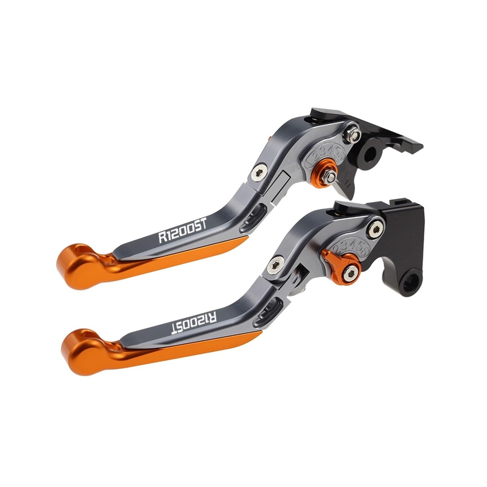 YXBSWBJD Aluminum Alloy Folding Brake Lever for R1200ST Motorcycle Folding Extendable Brake Clutch Levers(17)
