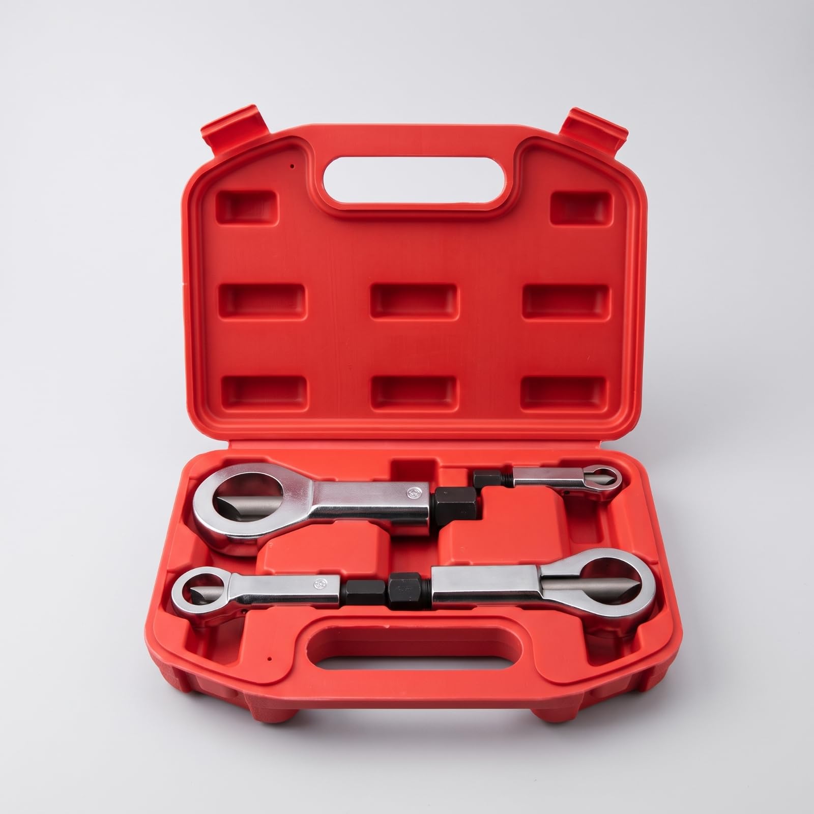 Qianly 4 Pezzi Do Per Di 9 mm a 27 Mm, Set Spacci con Valigetta, 4 Misure Differenti, Kit Spacci in Lega, Officina, Scatola