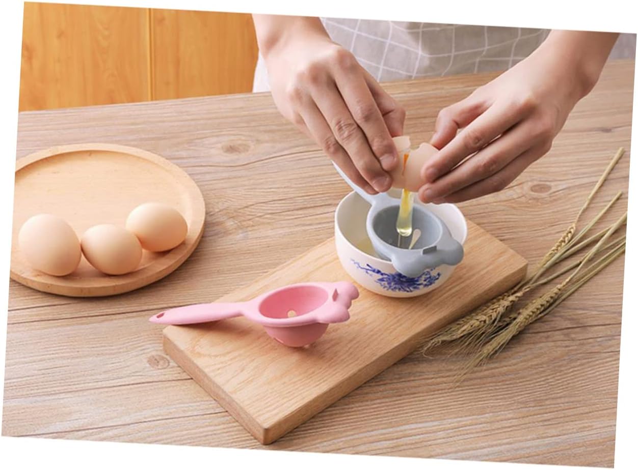 MAGICLULU 8pcs Cooking Accessories Egg Cleaning Tool Gadget Yolk Separator for Professionals