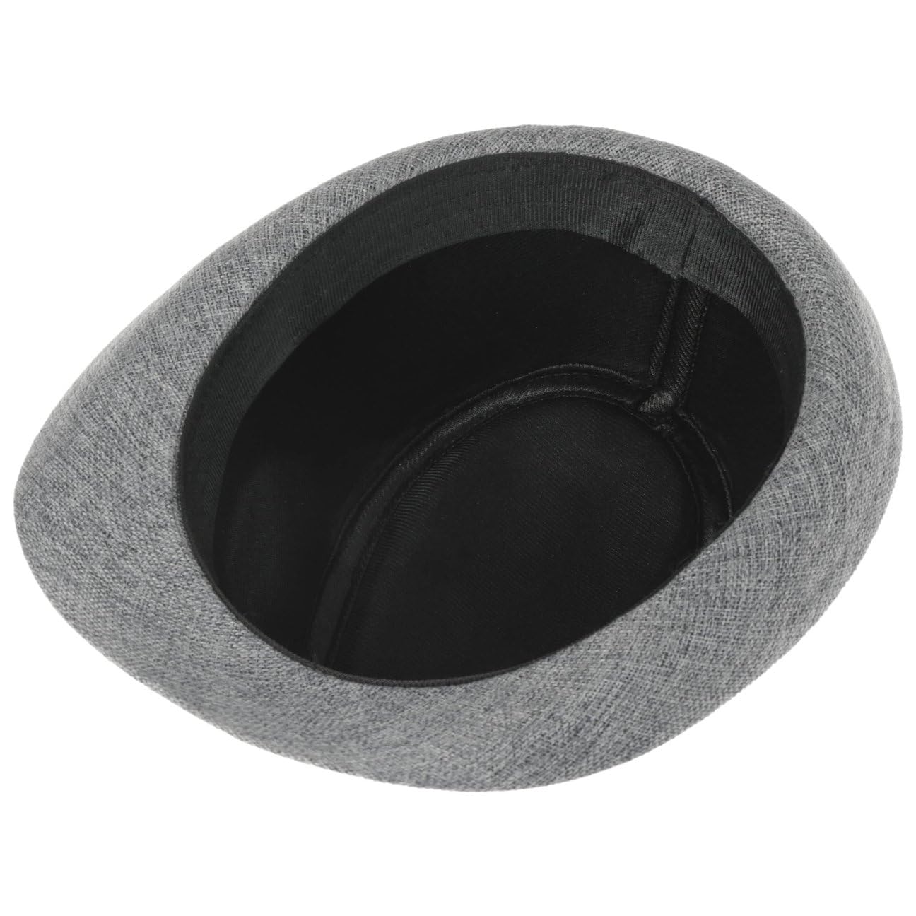 LIPODO Melange Trilby Cappello Fedora Screziato con Fascia in Tessuto Unisex Primavera Estate