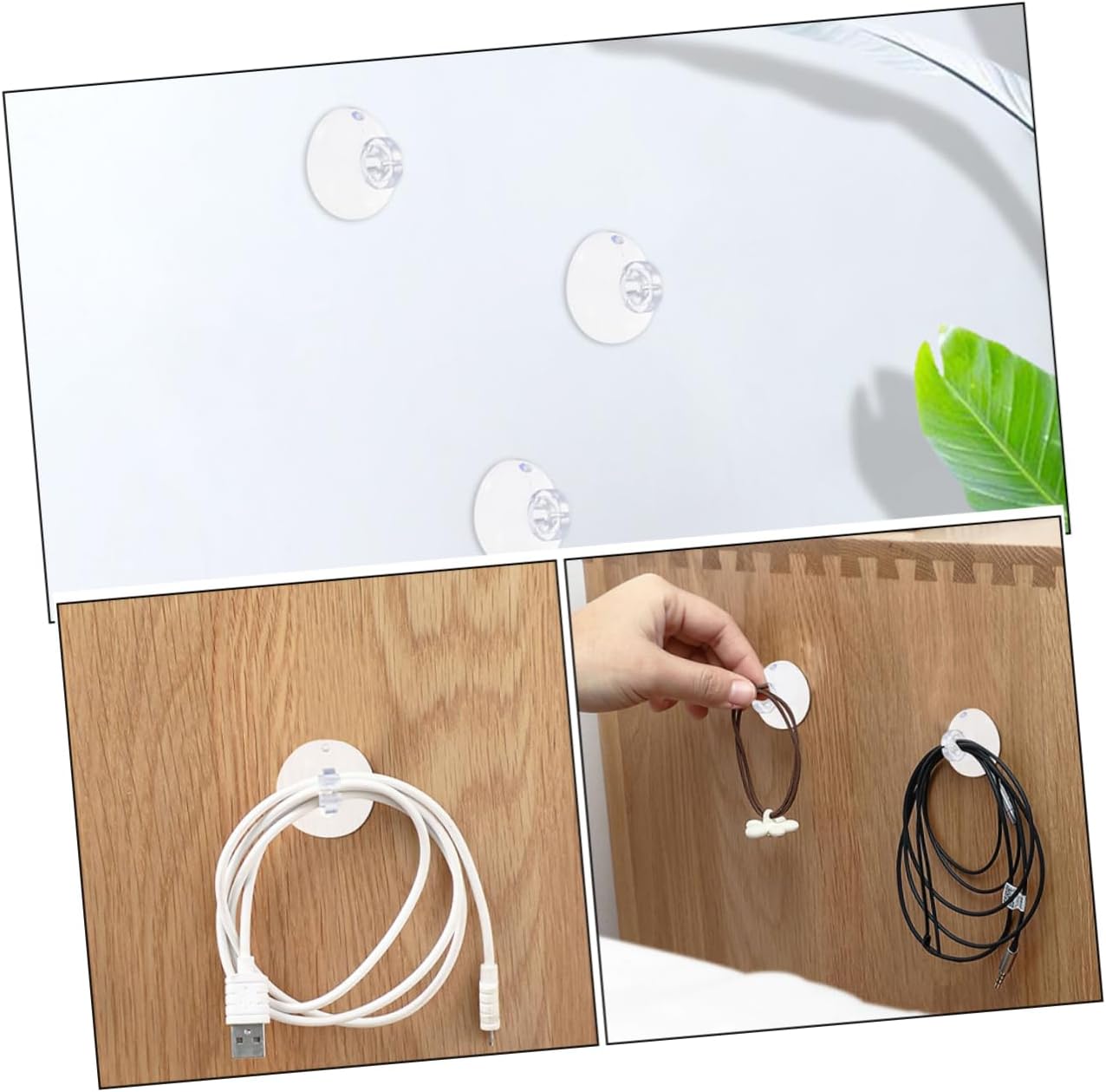 400Pcs Suction Cup Hooks for Outdoor String Lights Christmas Light Hanging Clips for Holiday Home Decor Easy to Remove Strong Adhesion for Windows