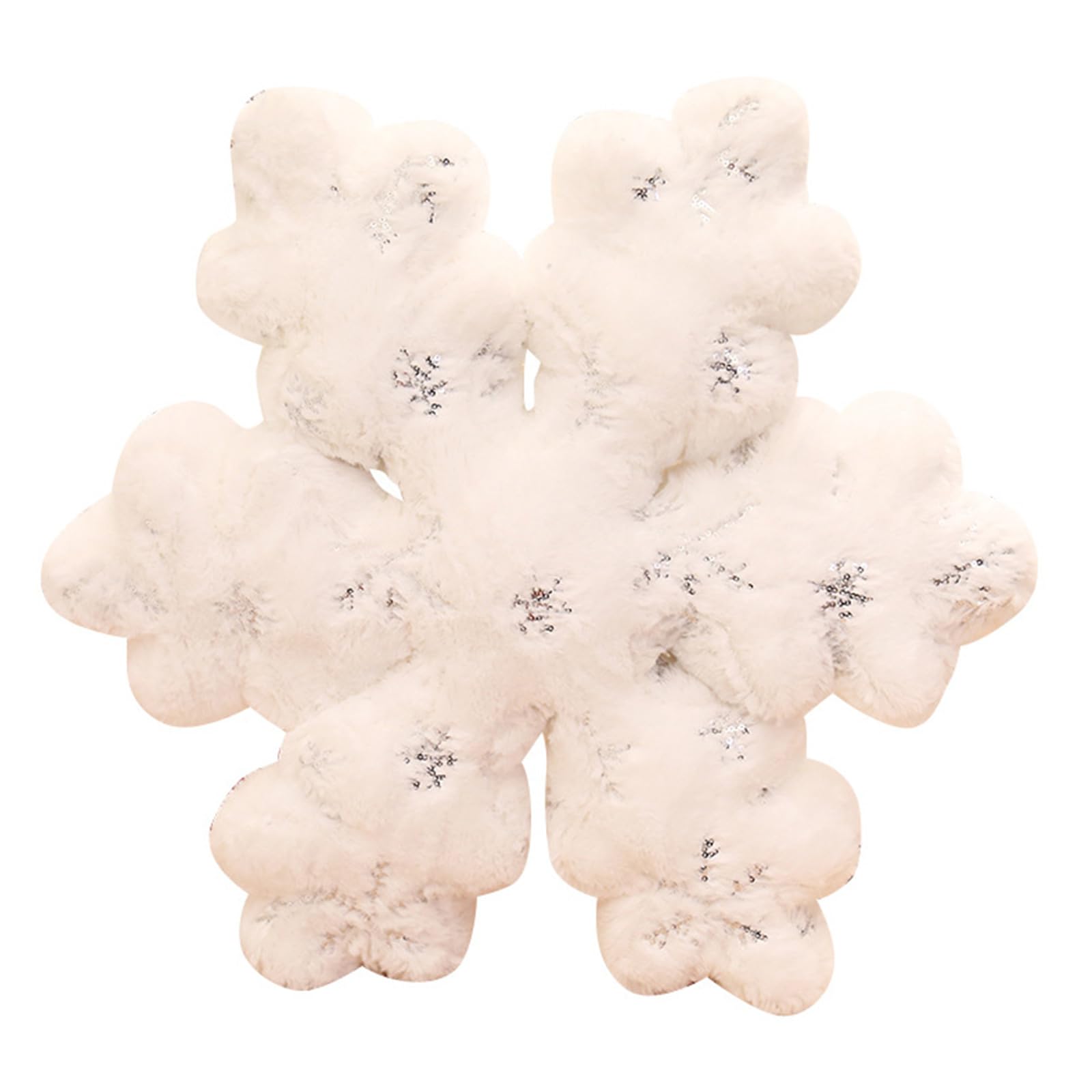 Oreiller lecture flocon de neige en coton PP pour enfant et adulte