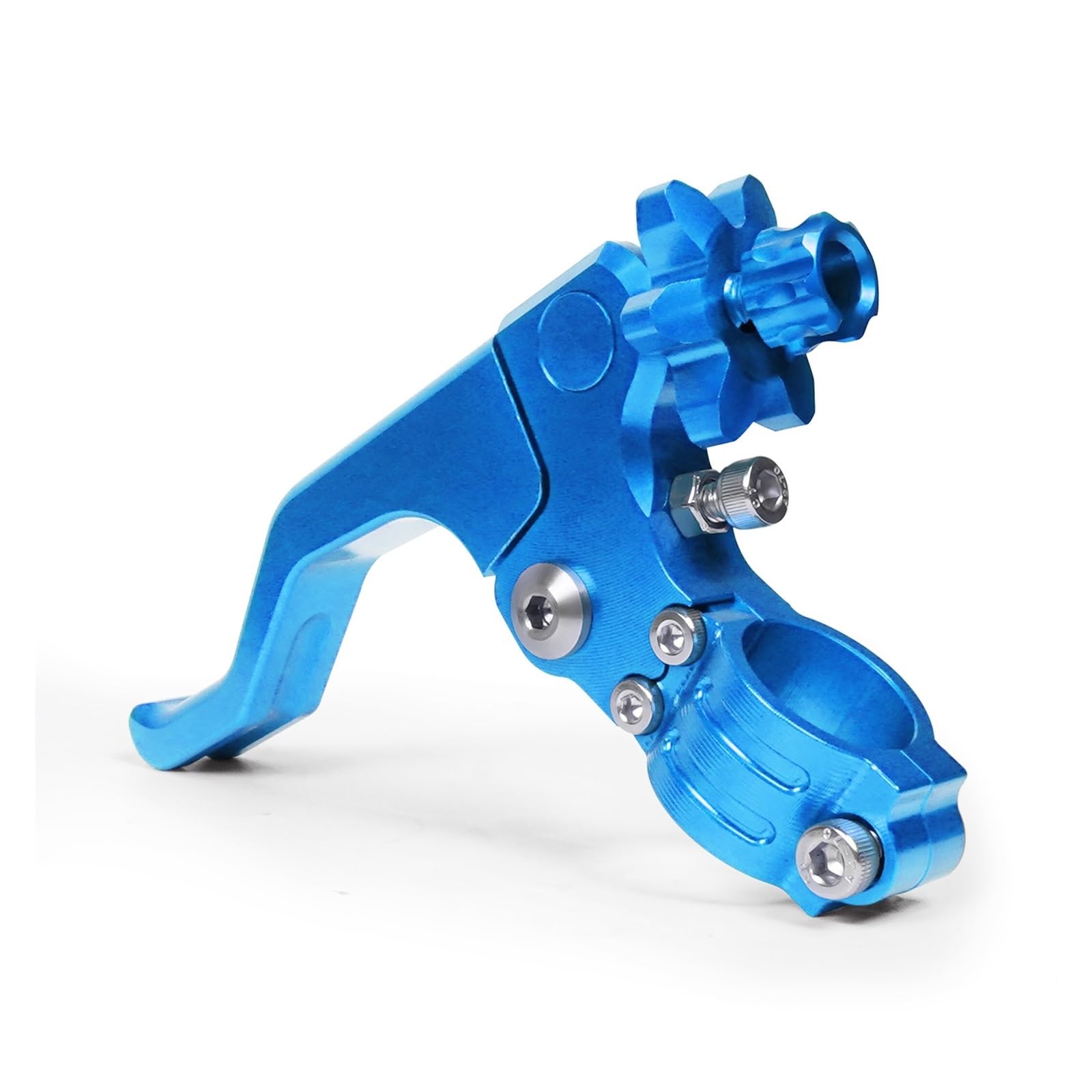 BYSKJZ Motorcycle Brake Clutch for CRF450R for Kawasaki for Suzuki Universal 22mm Shorty Stunt Clutch Lever Easy Pull Cable System(Blue)