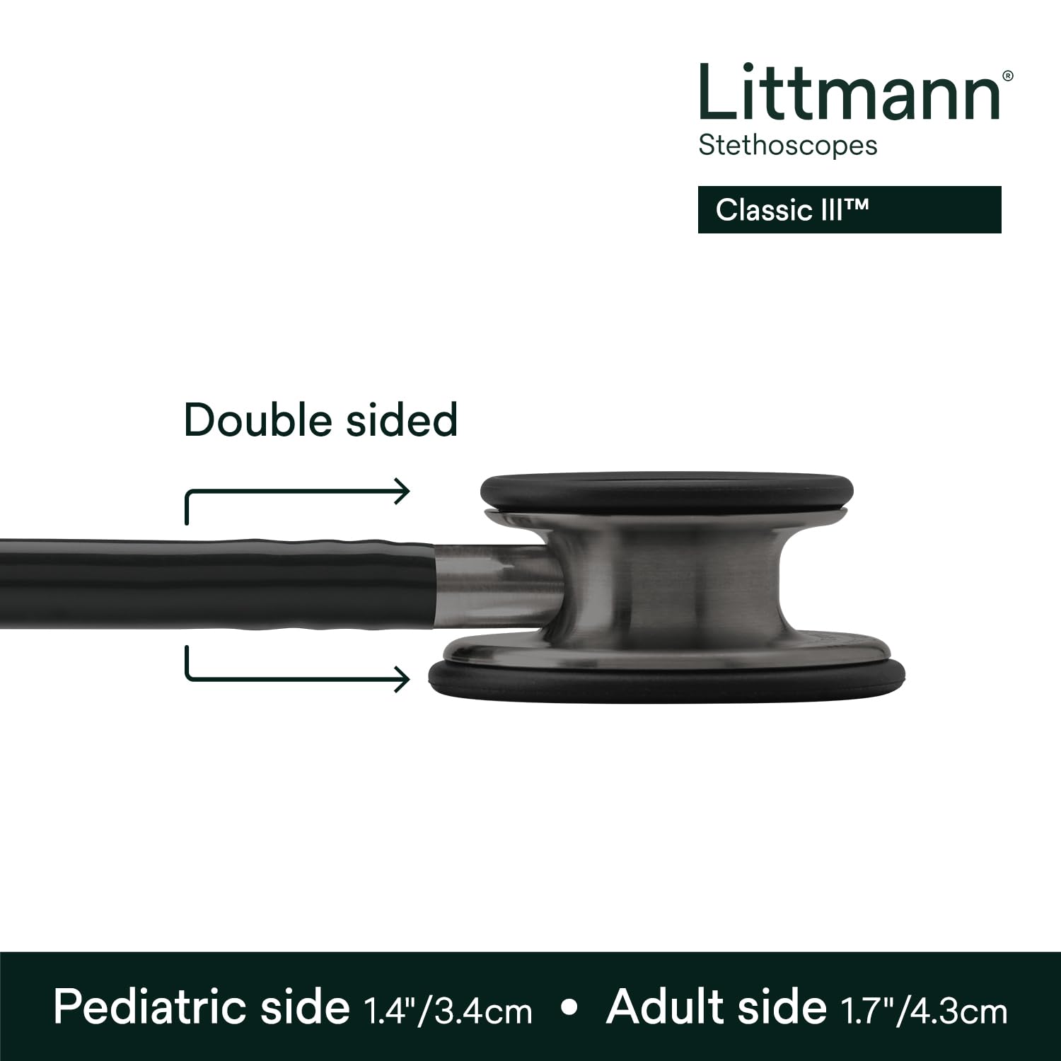 Amazon.co.jp: Littmann Stethoscope Classic III 5811 (Black Smoke E