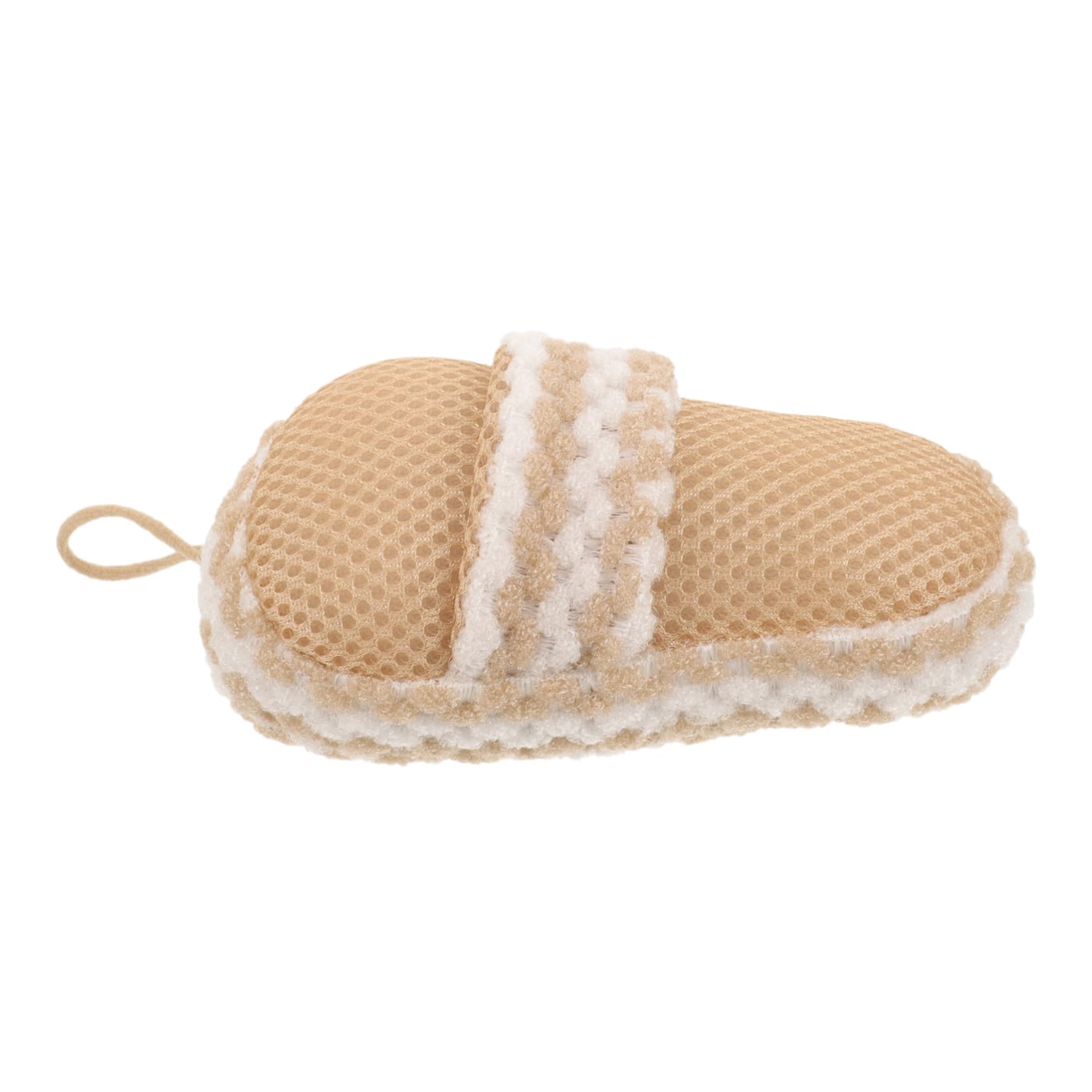 Healeved Shower Scrubber for Women Adults Slipper Shaped Body Wash Tool Lightweight Compact Exfoliating Bath Scrubber Bubble Creation for Thorough Cleaning