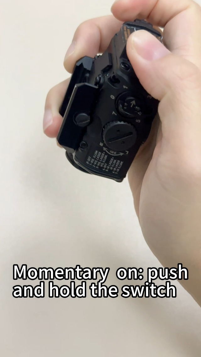 Image of RovyVon GL4 Pro+ Upgraded Crossbolt 4-in-1 Rail-Mounted Flashlight with Adjust Rail Adapter, 400 Lumens White Light, Visible Green Beam, IR Illuminator and IR Beam, and Remote Control Compatible