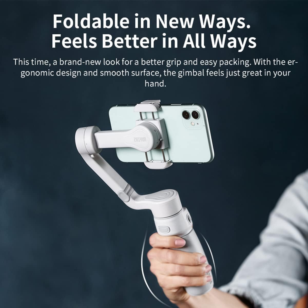 zhiyun smooth q4 combo smartphone gimbal stabilizer 215mm built in extension rod 5500k magnetic fill light compatible with android and iphone for vlo