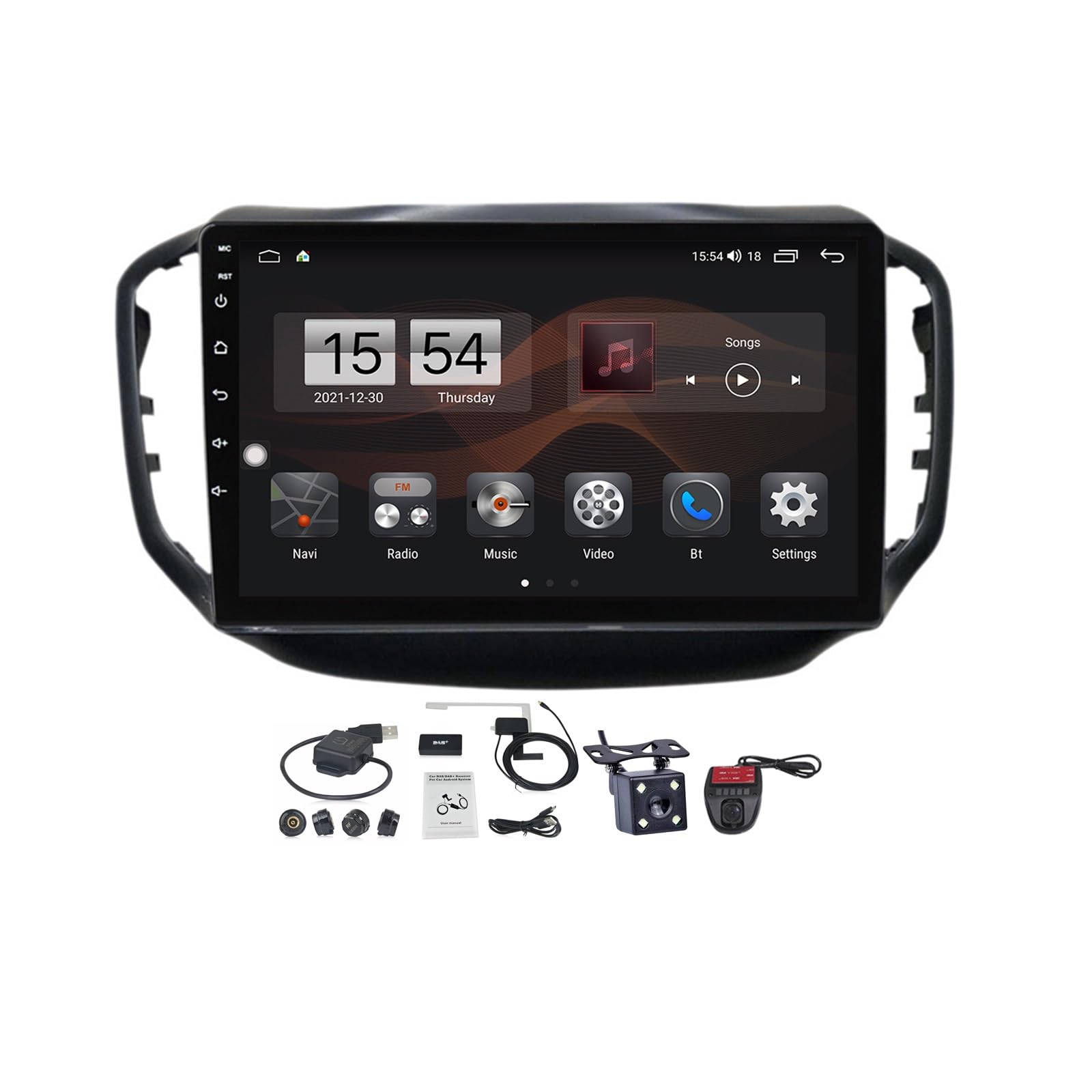 Autoradio CarPlay et Android Auto pour Chery Tiggo 5 avec Caméra de Recul