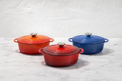 Miniatura 10 de Le Creuset Horno holandés redondo de hierro fundido esmaltado 275 cuartos de galón llama