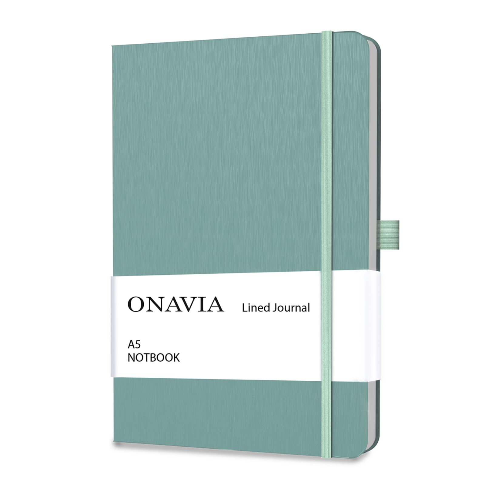 ONAVIA A5 Hardcover Notebook Journal, College Ruled Lined Notebook for Work, Office Meetings, Journaling, Planning & Daily Writing, 160 Pages (80
