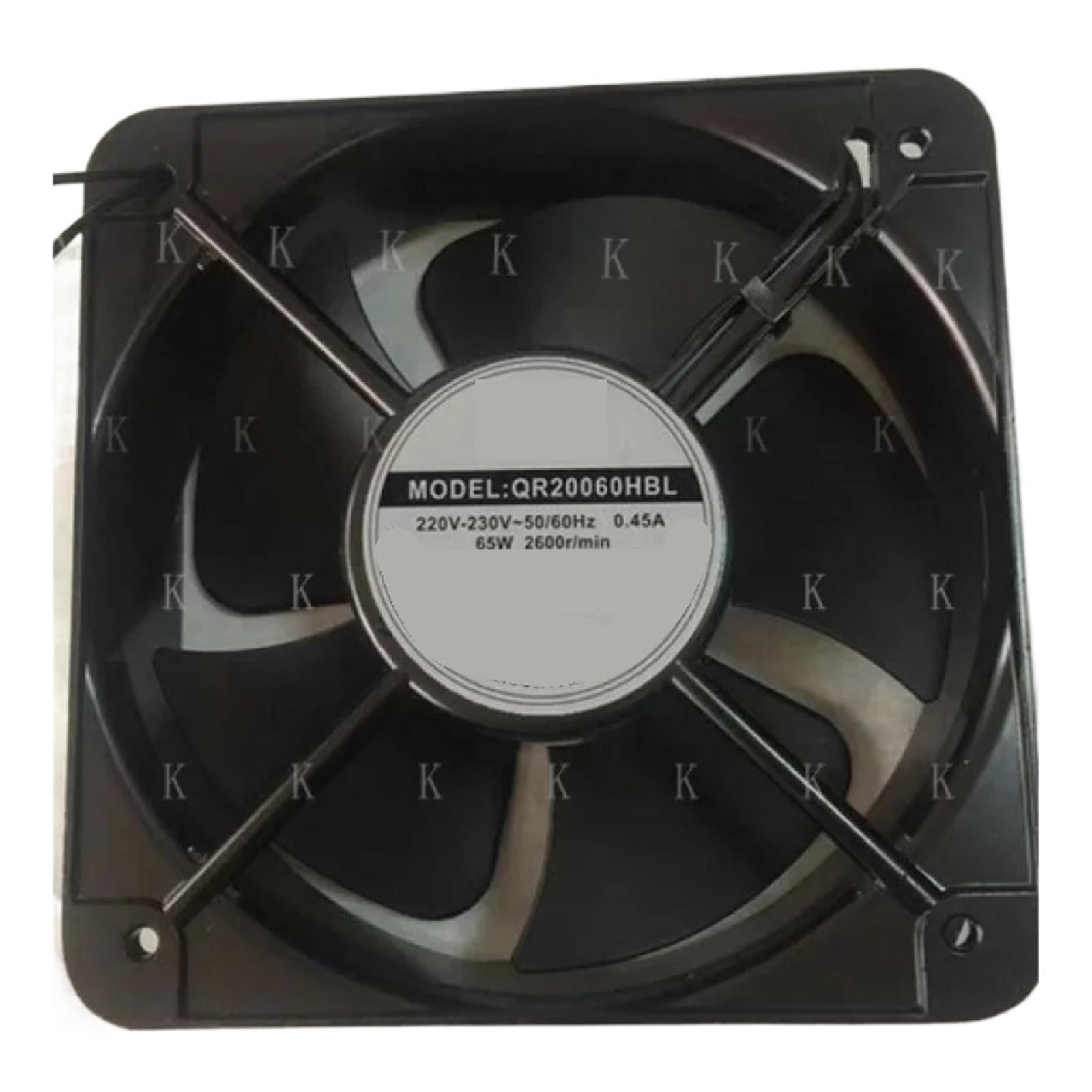 BRODEFUP QR20060HBL 220V-230V 0.45A 65W 20cm 22060 electric box cooling fan