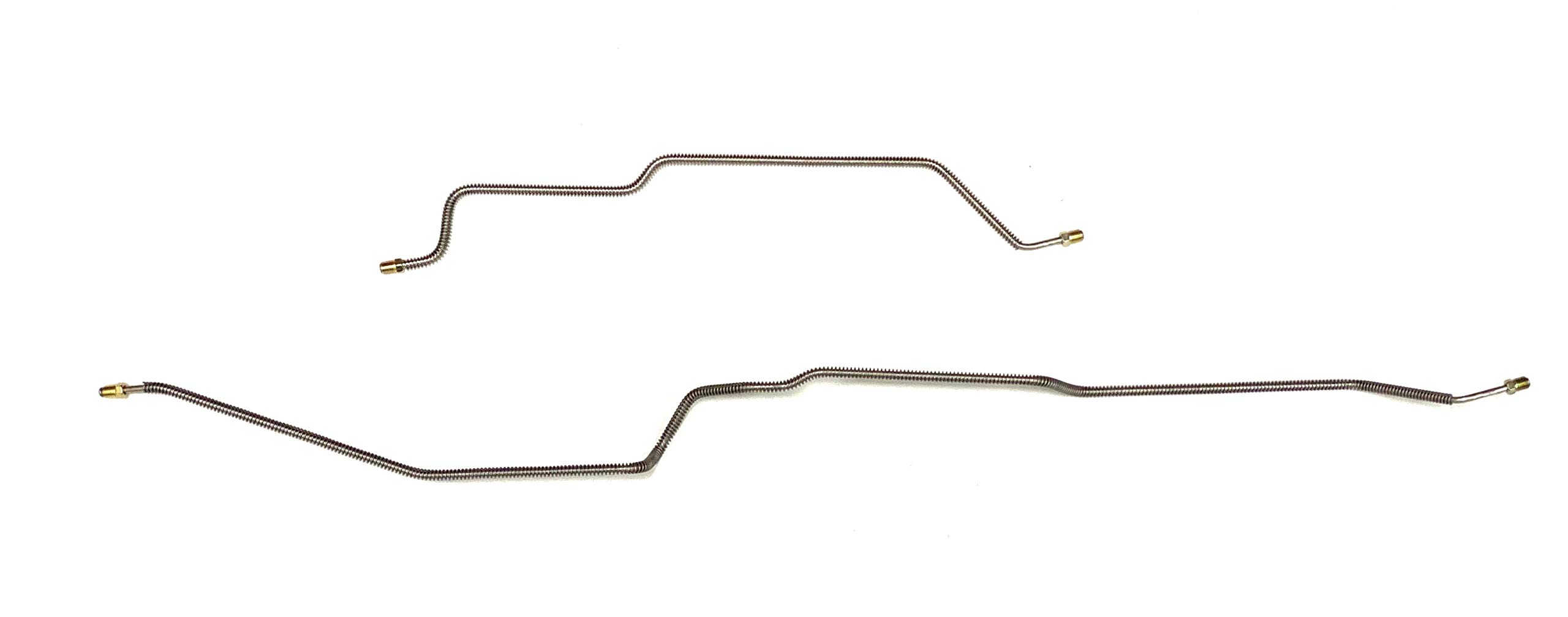 Rear Axle Brake Line - Fits 97-02 Jeep Wrangler W/Dana 35 Only - Stainless - The Stop Shop