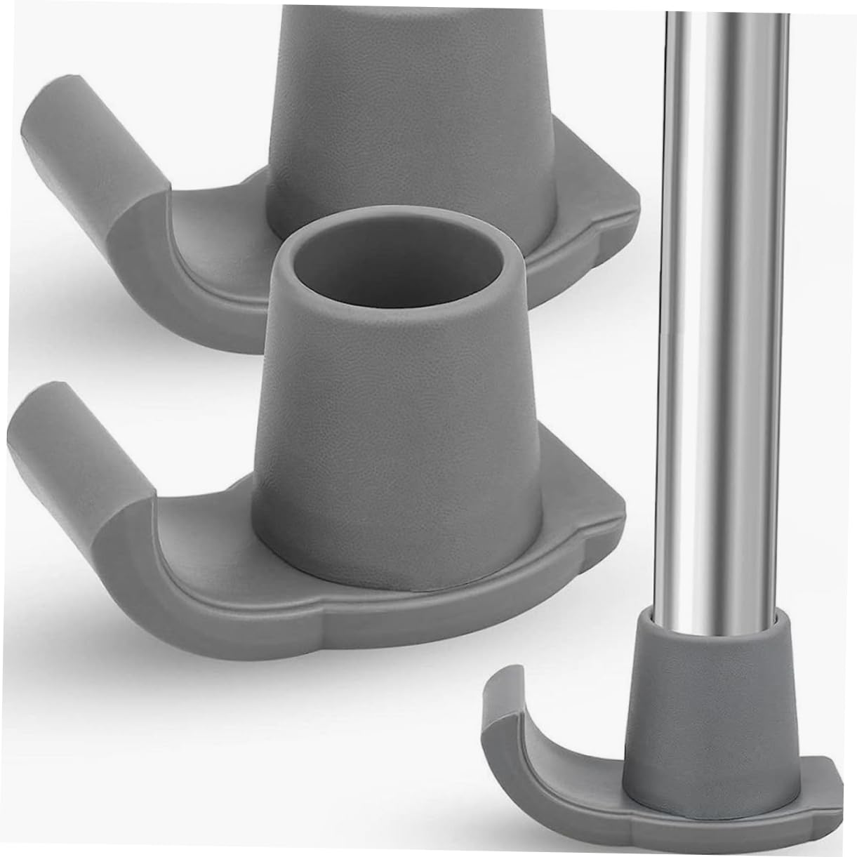 Sosoport 2pcs Non-slip Sled Foot Mat Snowboard Walker Accessories Walker Sliders or Gliders Walker Skis Nonstick Replacement Walker Sliders Walker Glides Practical Crutch Tips Elder Heavy