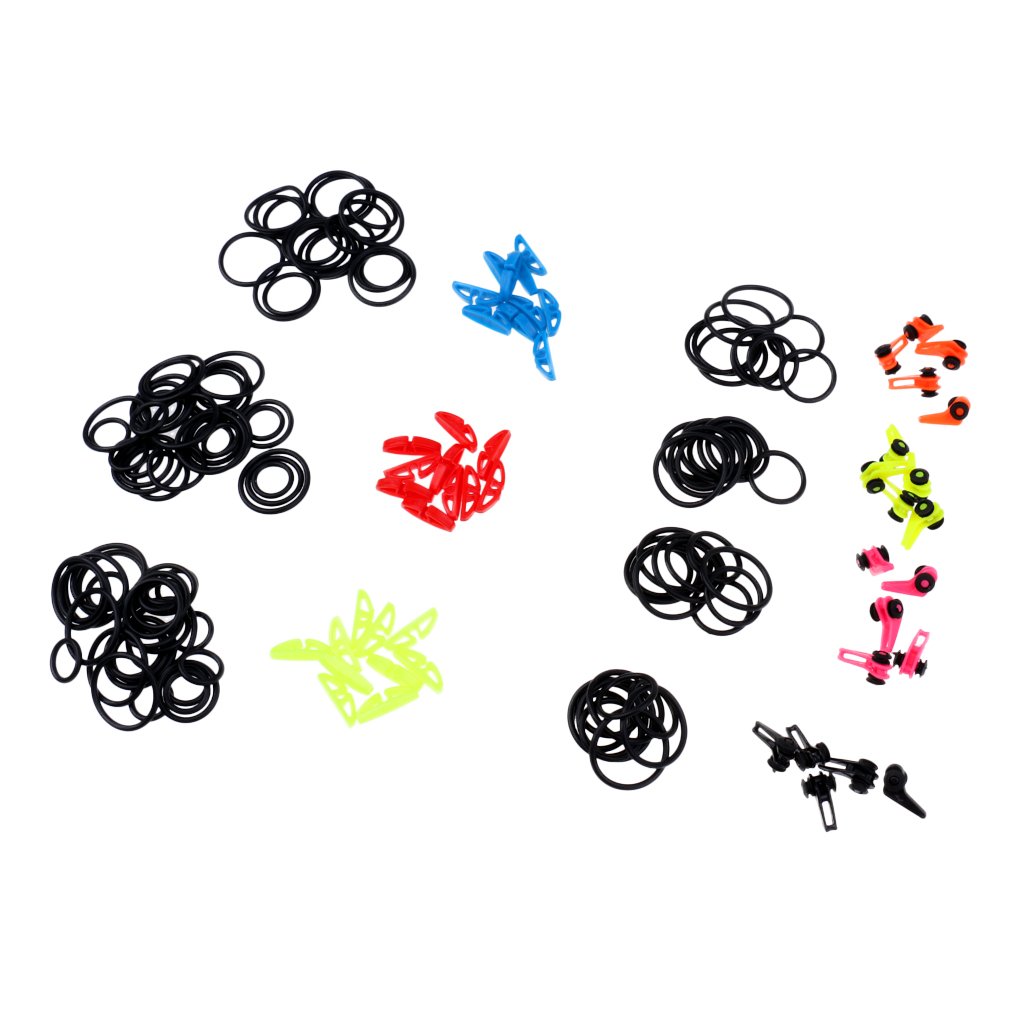 Anbau 50 Pieces Plastic Fishing Rod Easy Hook Keeper Holder Rod Clip Hanging Baits can be Installed and Removed Very Easily