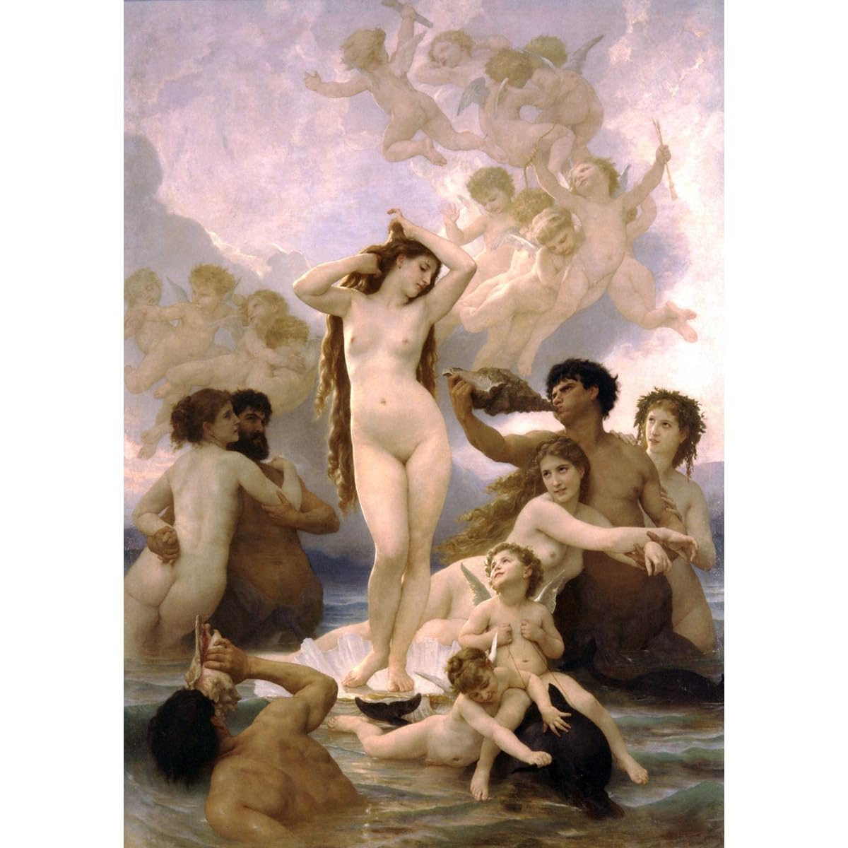 Impression sur toile La naissance de Vénus chef-d'œuvre déco murale - 2