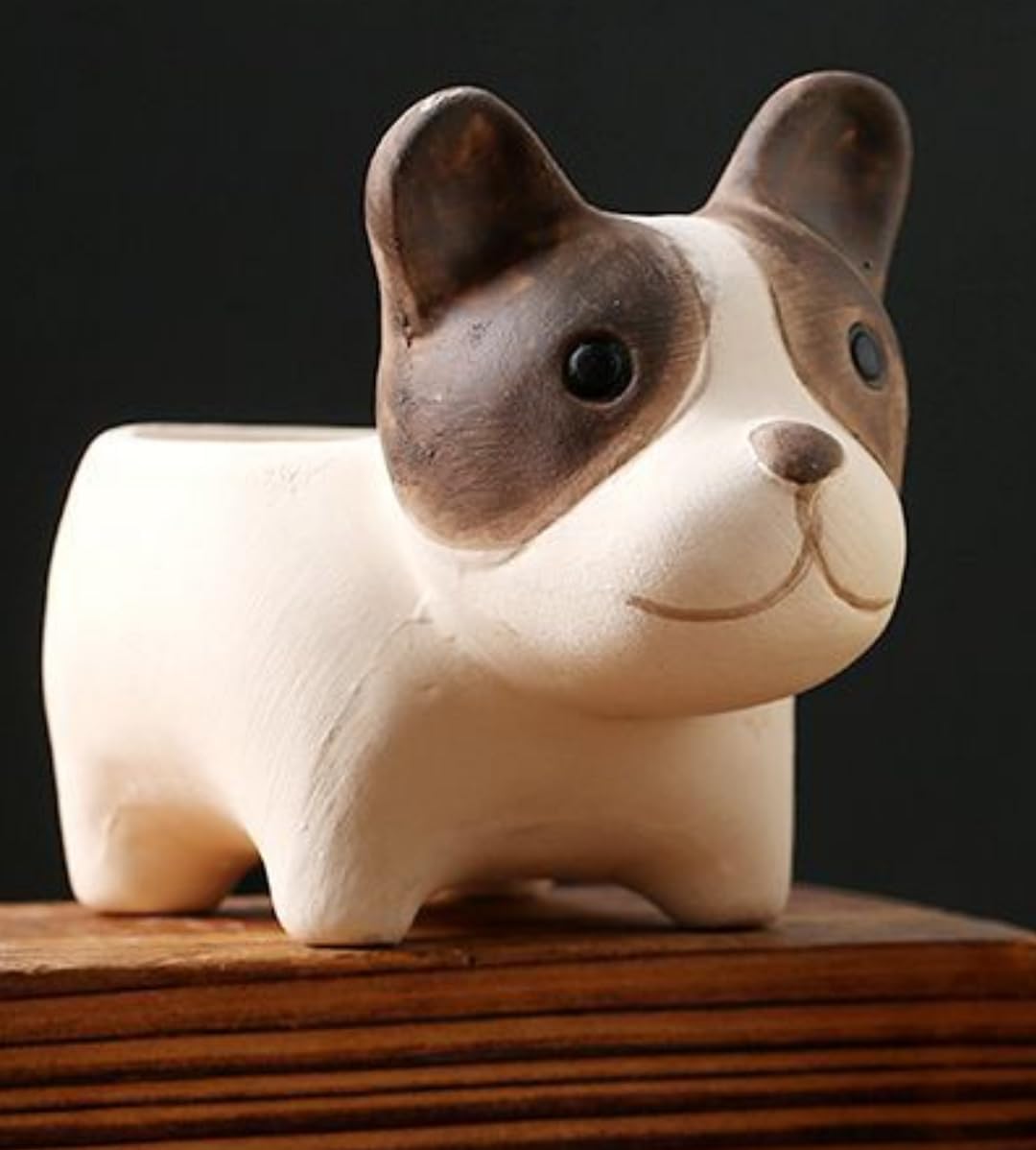 Ruoxian Animal Shaped Flower Pot Cute Vase Pot Dog Shaped Pot Ceramic Succulent