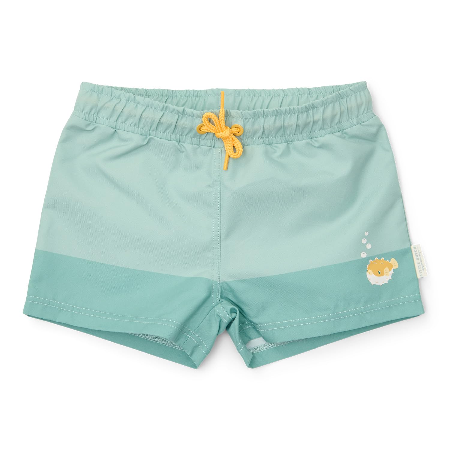 Little Dutch Badeshorts Schwimmshorts Badehose für Baby Junge - Seashells Surf Blue (Gr. 62/68)