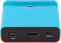 Vista 1 de XDLNS06 1080P Convertidor de video Mini Base de carga Soporte de carga para SwitchLite Base de carga de máquina de juego (rojo azulado)