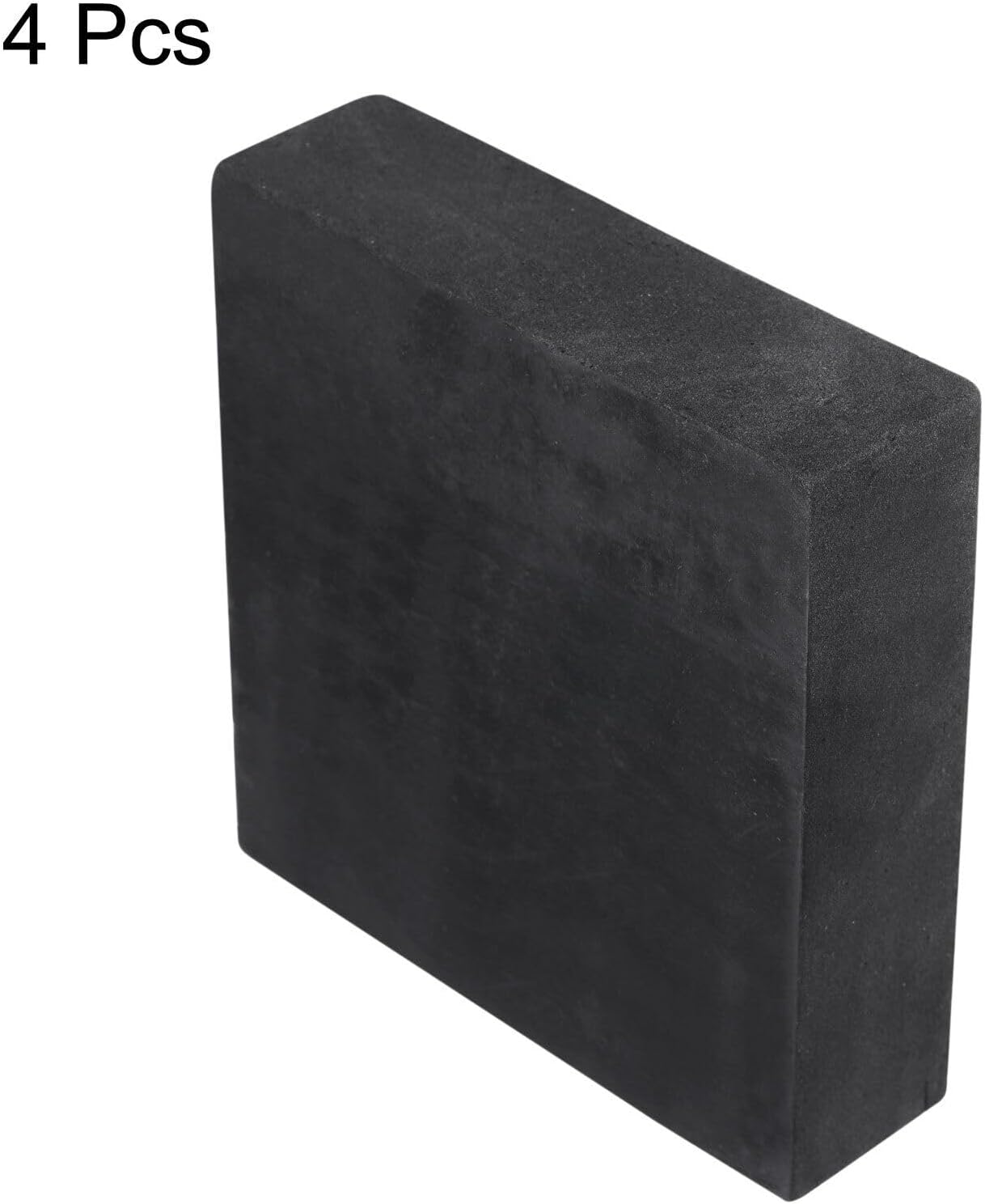 Toolparts And Accessories 4pcs Rubber Anti-Vibration Pads Hard Pads 100mm X 100mm X 30mm Square (#CN#130824-13606)