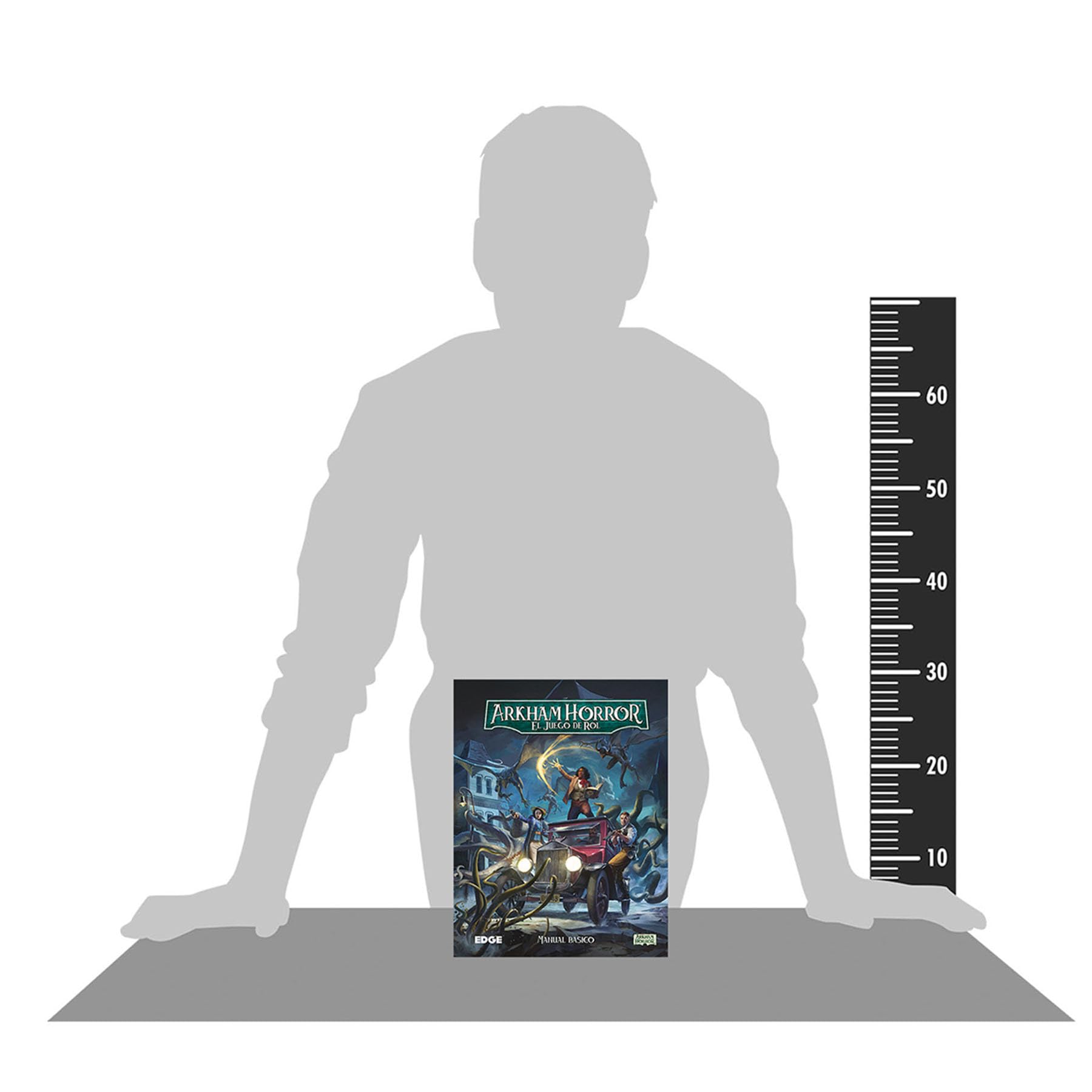 Asmodee Arkham Horror RPG Manual Básico, Juego de rol, A Partir de 14 Años, De 1 a 6 Jugadores, 45-360 Minutos por Partida, Español