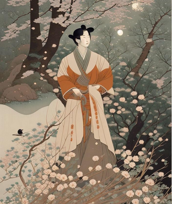 Toile murale japonaise Interplay sans cadre WJHwjh pour mur vide
