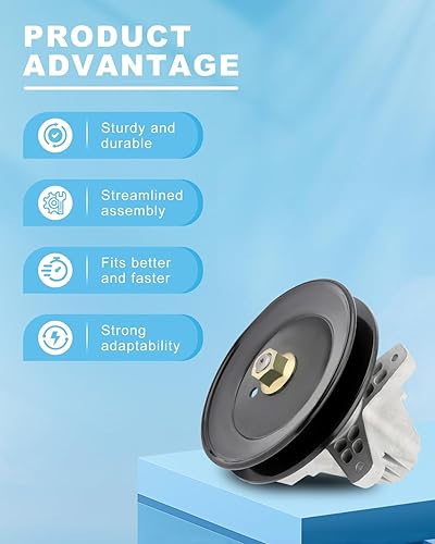 Miniatura 5 de Conjunto de husillo para MTD para CUB Cadet para Troy-BILT 618-04822 618-04822B 618-04889 618-04950 918-04822 918-04889, para Oregon 82-058, para