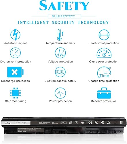 Miniatura 2 de Batería M5Y1K para Dell Inspiron 17 15 14 5000 3000 Series 5755 5759 5758 5756 5559 5558 3551 3451 3558 i3558 3567 5458 GXVJ. 3 453 -BBBQ WKRJ2