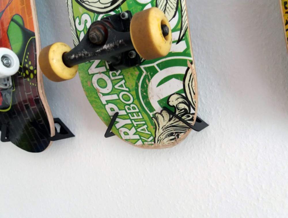 Support Mural pour Skateboard, Vertical et Horizontal (100% Acier)
