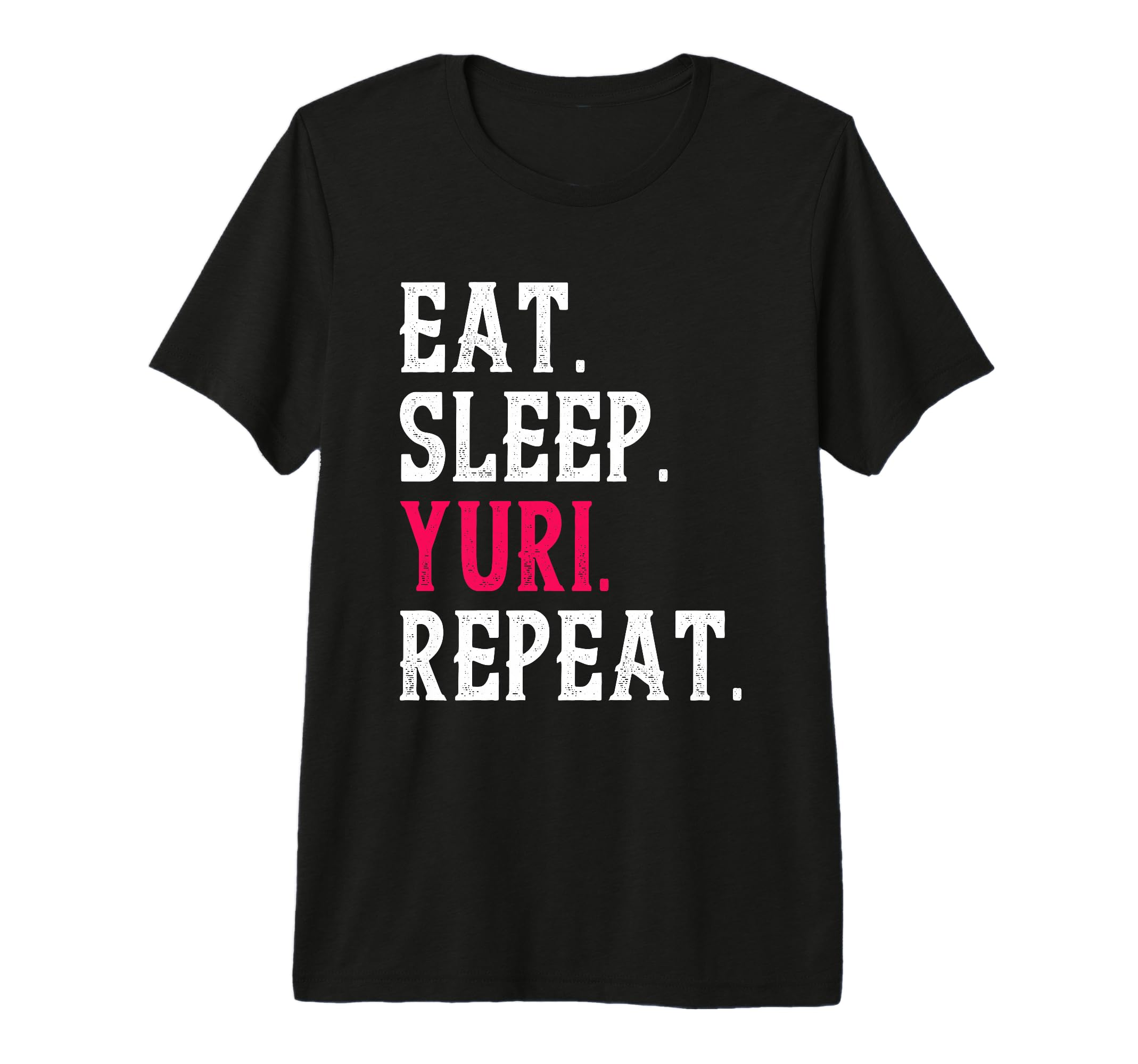 Anime Yuri Lovers Tshirt Eat Sleep Yuri Repeat Premium Tri-Blend T-Shirt