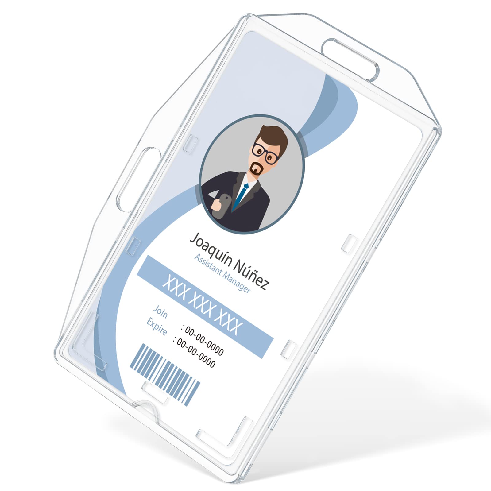 Lot De 30 Porte-Badges PVC Transparents 90x56 Mm - Avec Clip Et Épingle, Idéal Pour Événements Et Entreprises